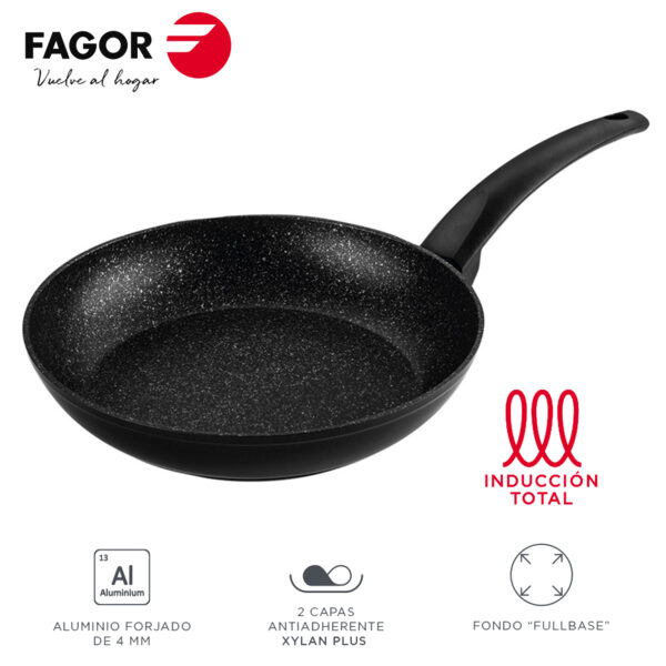 set de SARTENES negras FAGOR VIVANT