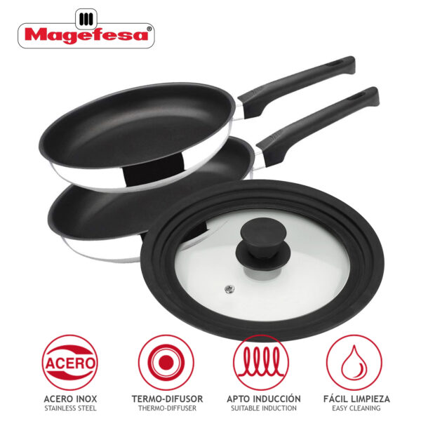 Set Sartenes Sabor Tapa Multimedida 1 7